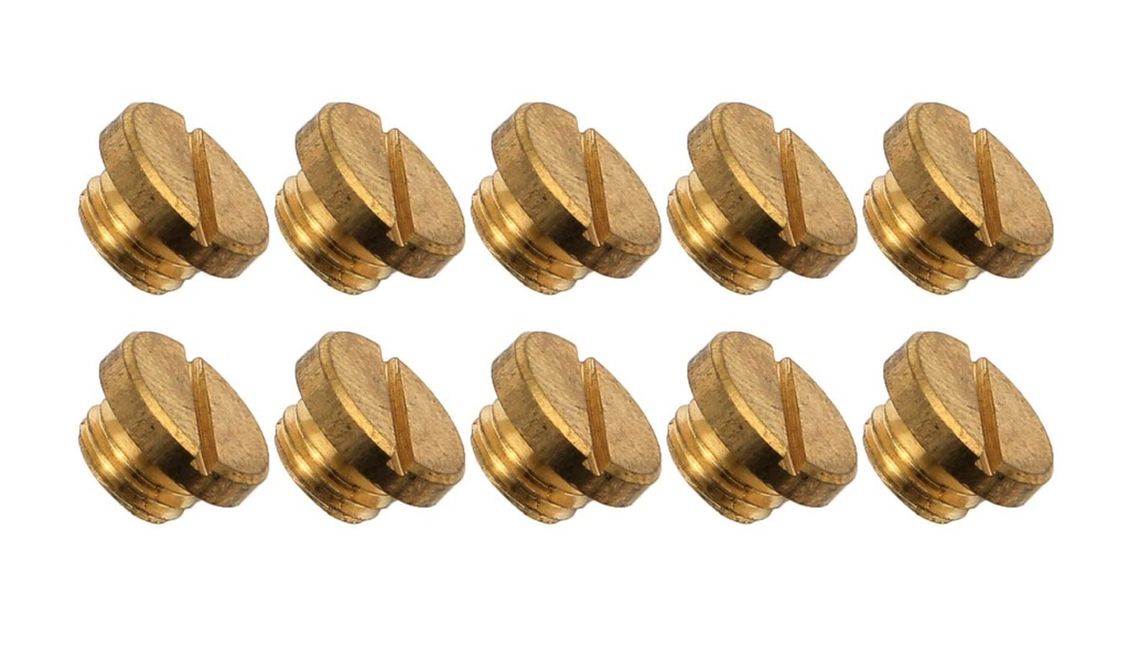 AED - Brass Sight Plug (10pk)