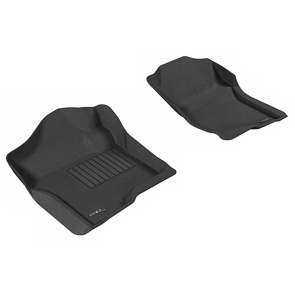 3d Maxpider - Gm P/U 1500 07-13 Kagu Floor Liner 1st Row Blk