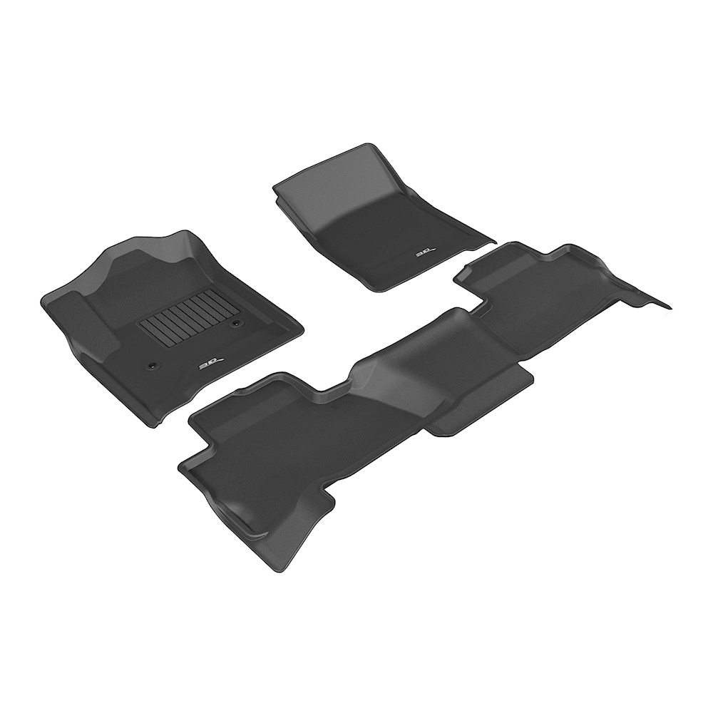3D Maxpider - Chevy Tahoe 15- Kagu Floor Liner 1&2&3r Row Blk