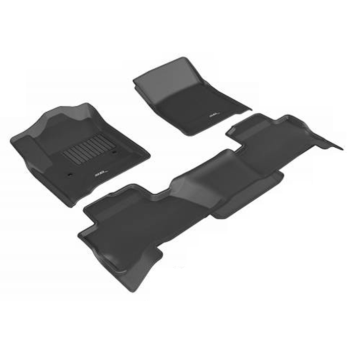 3D Maxpider - Chevy Tahoe 15- Kagu Floormats 1&2&3rd Row Blk