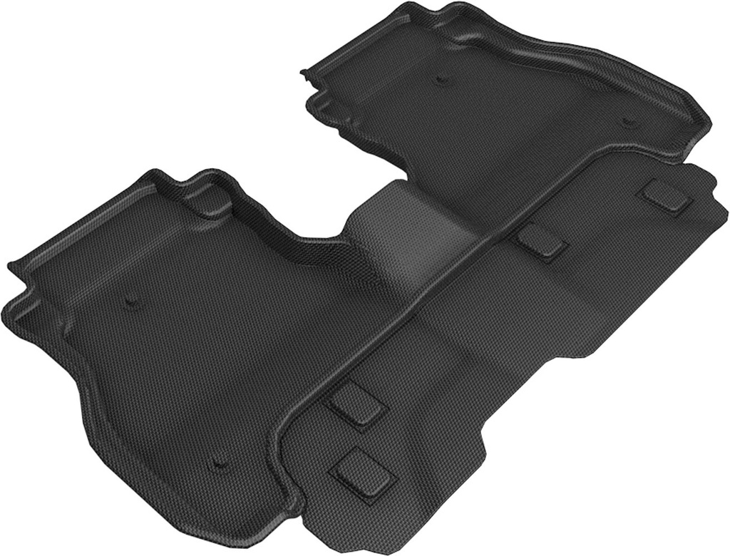 3D Maxpider - Jeep Gladiator 20- Kagu Floor Liners 2nd Row Blk