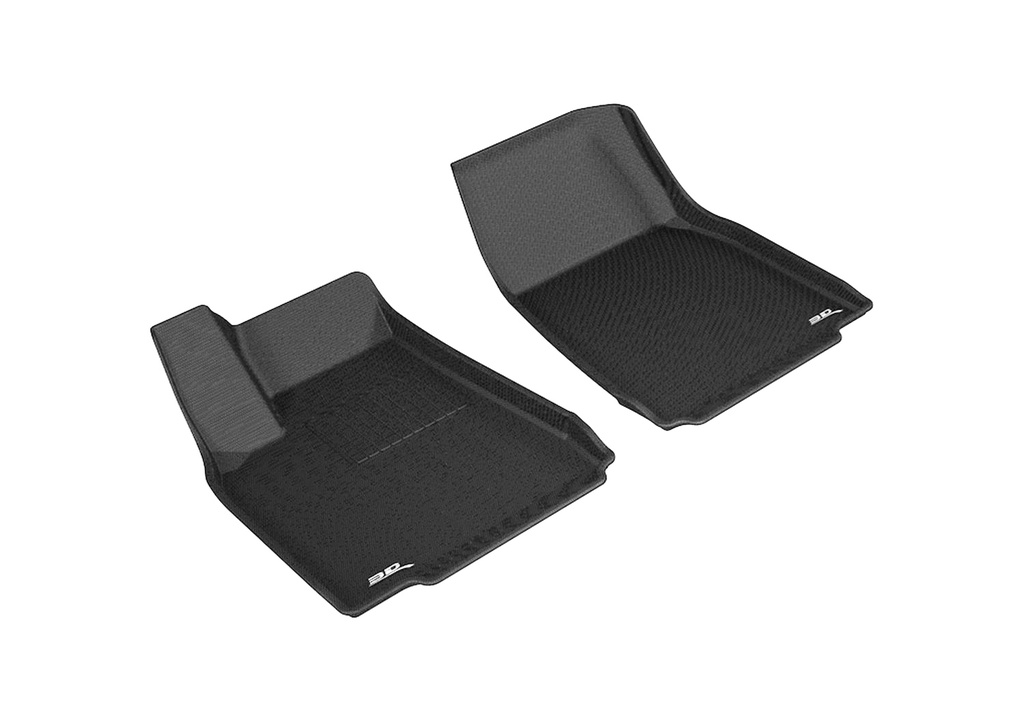 3d Maxpider - Tesla Model X 16- Kagu Front Floorliner Black