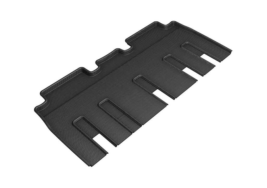 3D Maxpider - Tesla Model X 17- Kagu Rear Floorliner Black