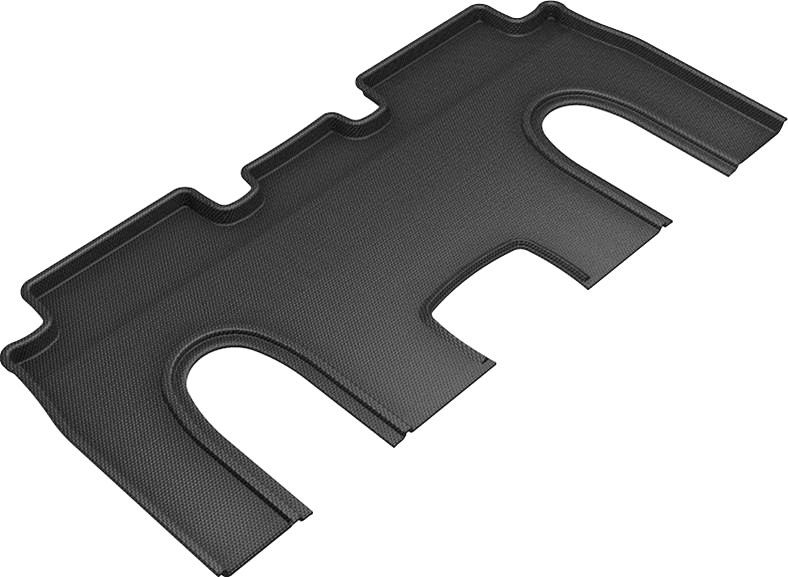 3D Maxpider - Tesla Model X 16- Kagu Rear Floorliner Black