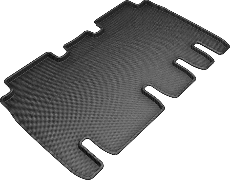 3D Maxpider - Tesla Model X 16- Kagu Rear Floorliner Black