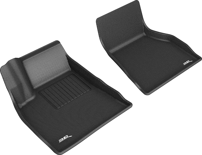 3D Maxpider - Tesla Model S 15- Kagu Front Floorliners Black