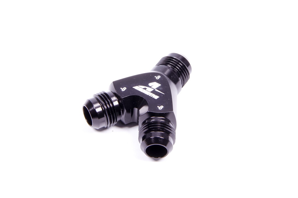 Y-Block Fitting - 8an To 2x -8an By Aeromotive