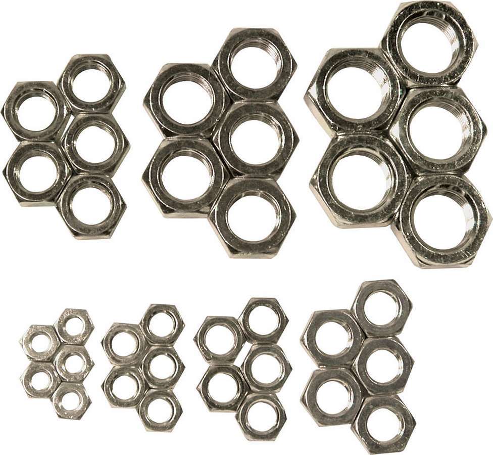Allstar Performance - LH Jam Nut Assortment Steel