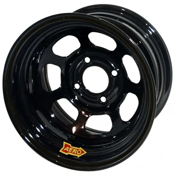 Aero Race Wheels - 13x8 3in. 4.00 Black