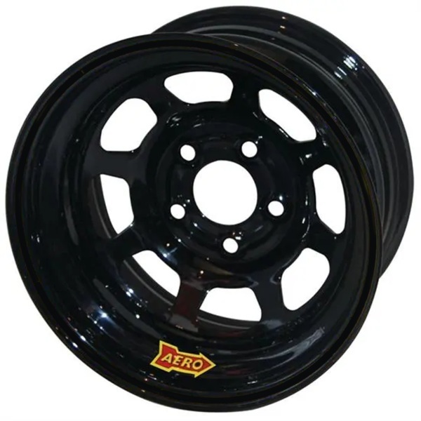 Aero Race Wheels - 15x10 4in. 5.00 Black