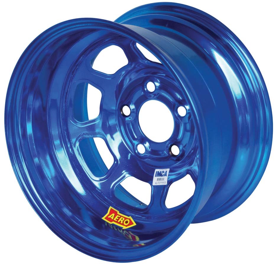 Aero Race Wheels - 15x8 2in 5.00 Blue Chrome