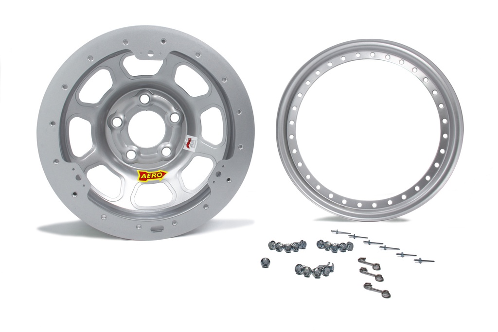Aero Race Wheels - 15x8 4in 5.00 Silver