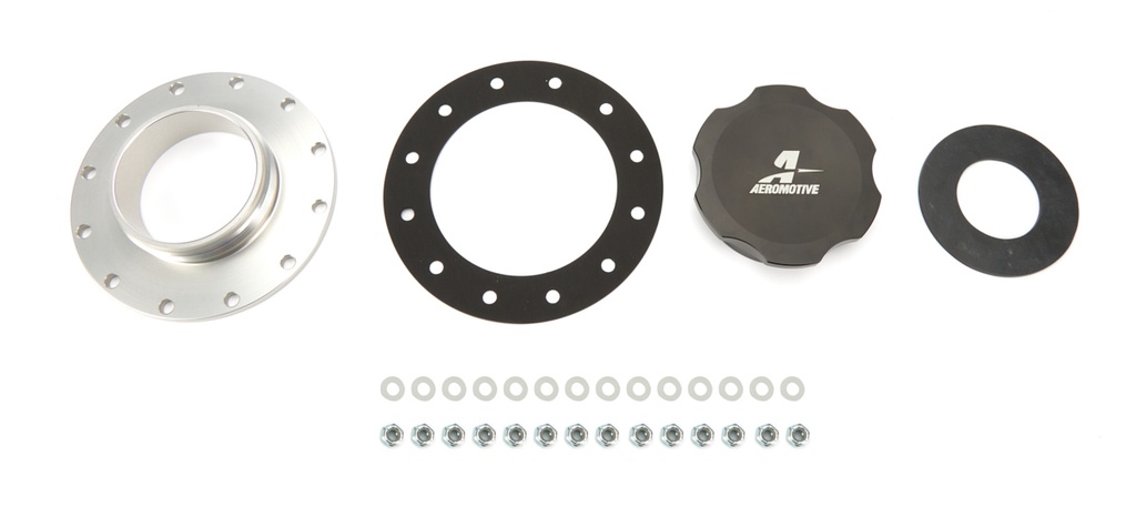 Aeromotive-Fillcap Screw-On 3in Dia 12-Bolt Flange - Black
