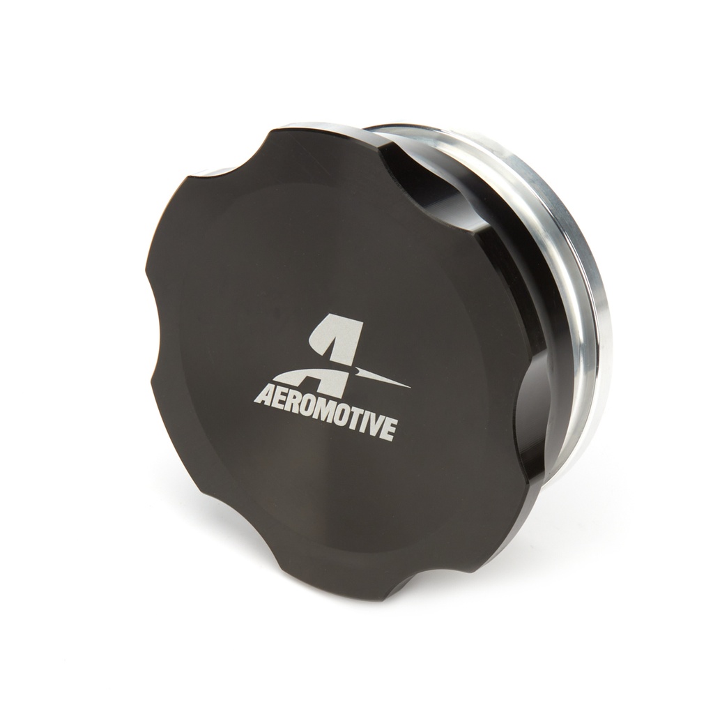 Aeromotive-Fillcap Screw-On 3in Dia Weld-On - Black