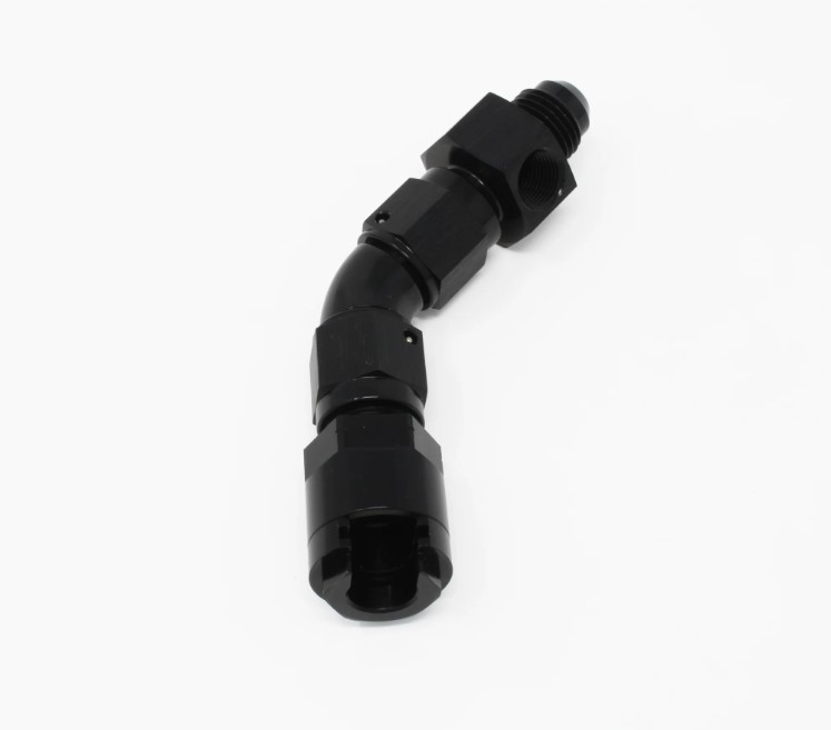 Aeromotive-Adapter Kit 45-Deg 3/8 Female Quick Con. to 6an