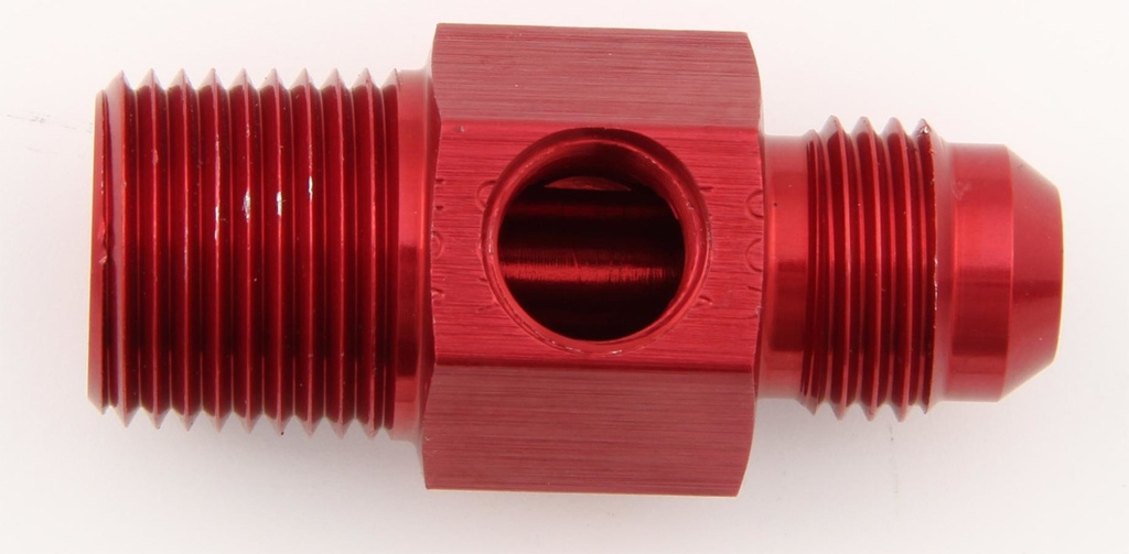 Xrp-Xtreme Racing Prod. - #6 To 1/4 Npt Fuel Press Adapter W/ 1/8 Npt Port