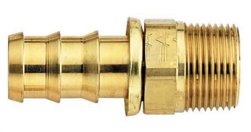 Aeroquip - #10 Socketless Hose To 1/2 Male Pipe Fitting