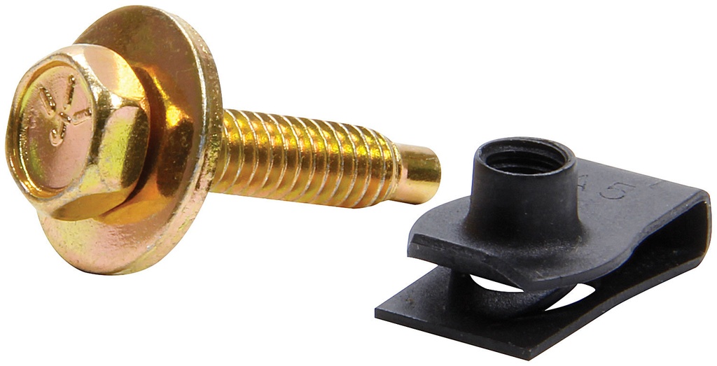 Allstar Performance - Body Bolt Kit W/ Clips 50pk Gold