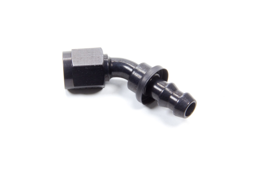 Aeroquip - #6 45 Degree Socketless Black