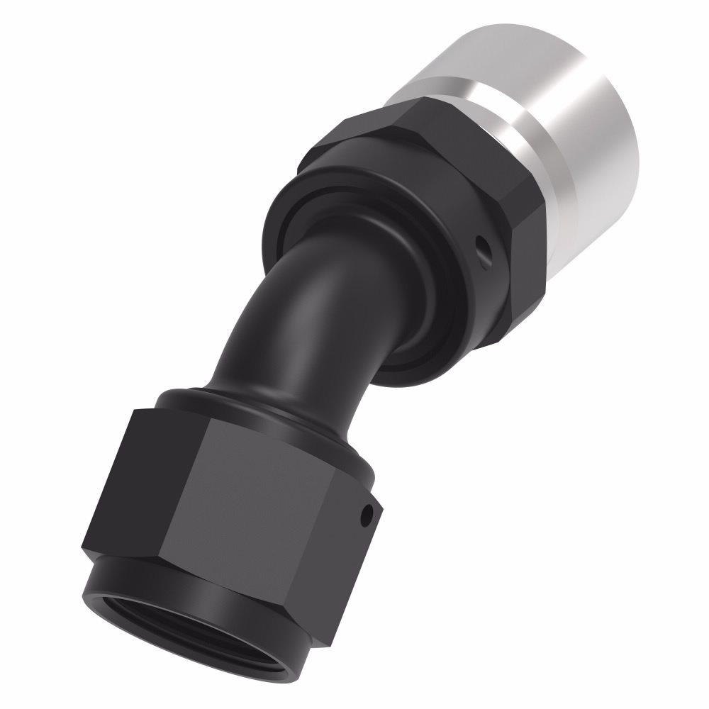 Aeroquip - 6an StreetLite Crimp Fitting 45-Degree