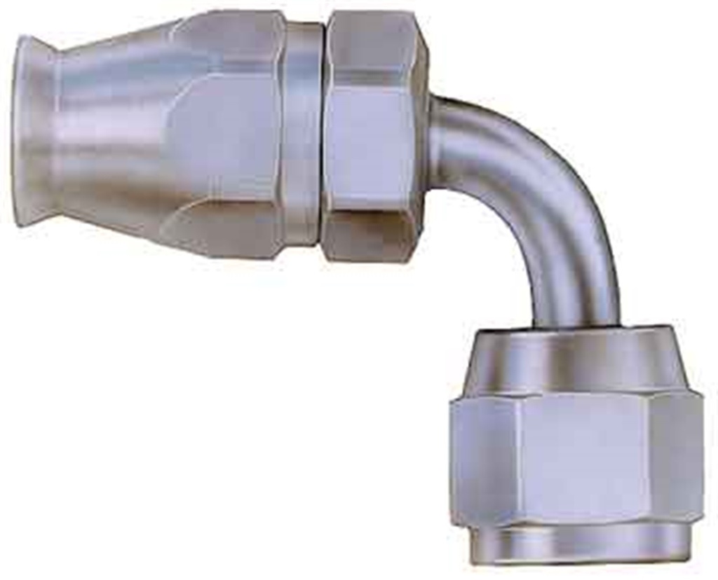 Aeroquip - #8 90 Stl Swivel (Teflon)