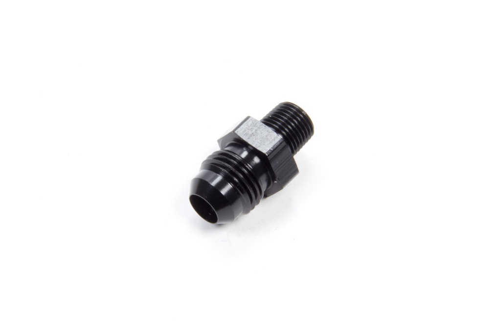 Aeroquip - Str Alum #6 Flare 1/8in Black