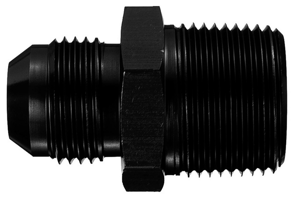 Aeroquip - Str Alum #6 Flare 1/4in Black