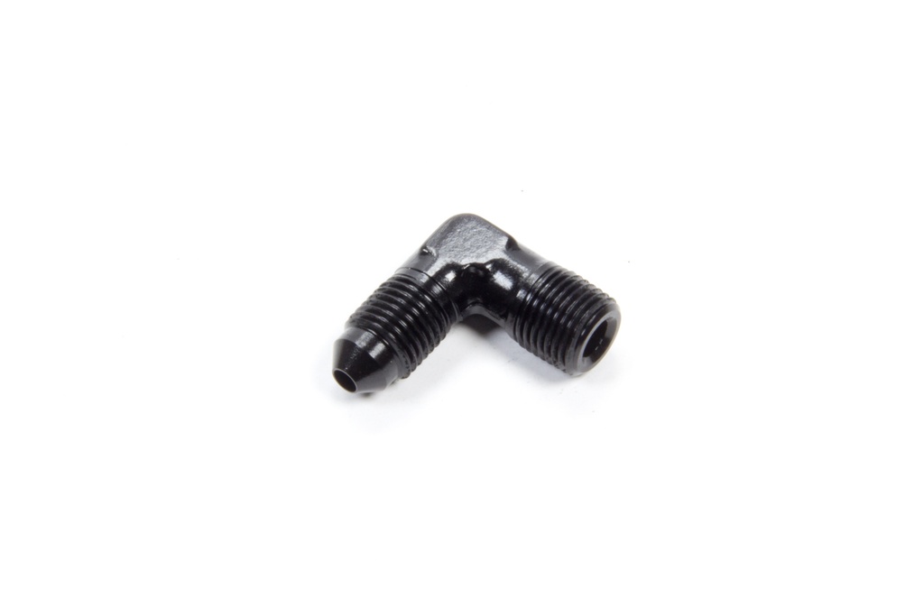 Aeroquip - 90 Deg Alum #3 Flare 1/8 In Black