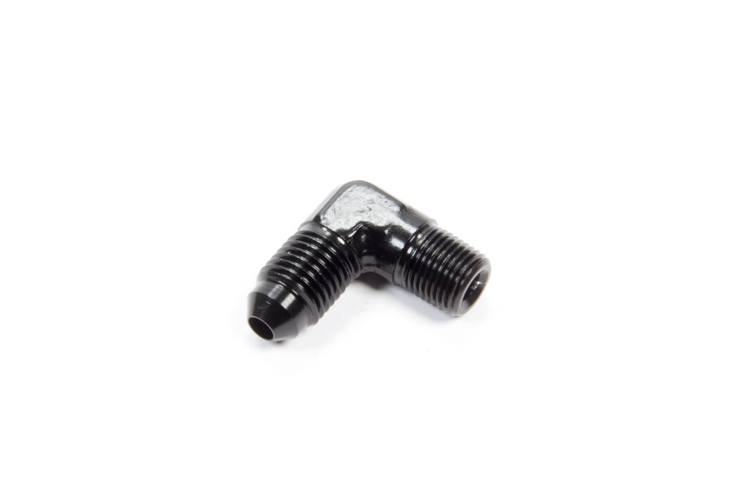 Aeroquip - 90 Deg Alum #4 Flare 1/8 In Black