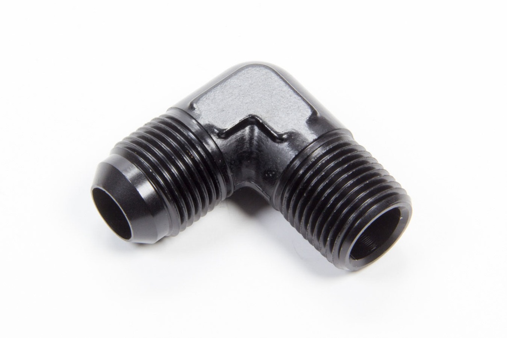 Aeroquip - 90 Deg Alum #10 Flare 1/2in Black