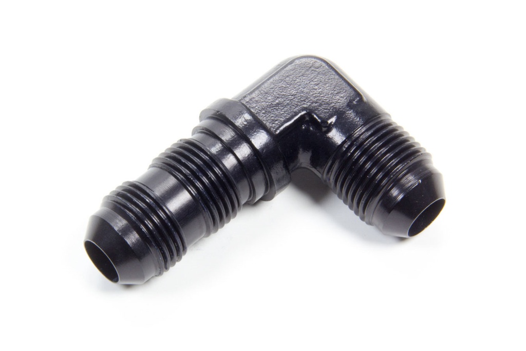 Aeroquip - #8 Flare 90 Deg Bulkhead Union Black