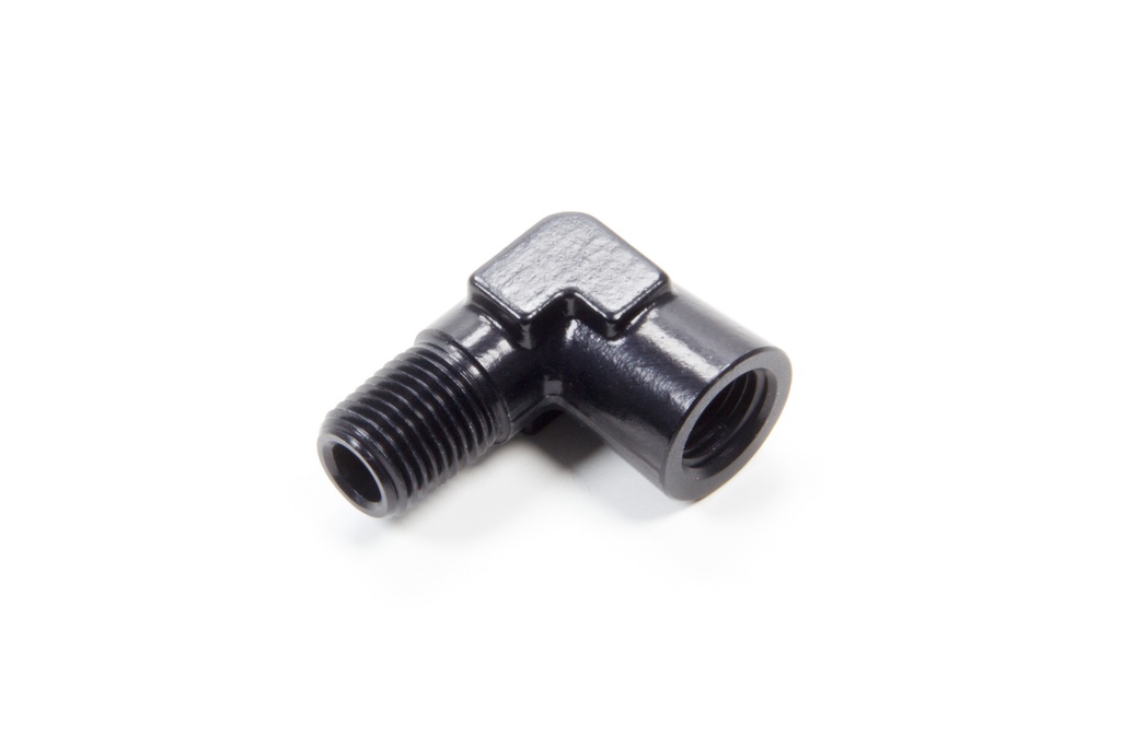 Aeroquip - 1/4in 90 Deg Elbow Female/Male Black