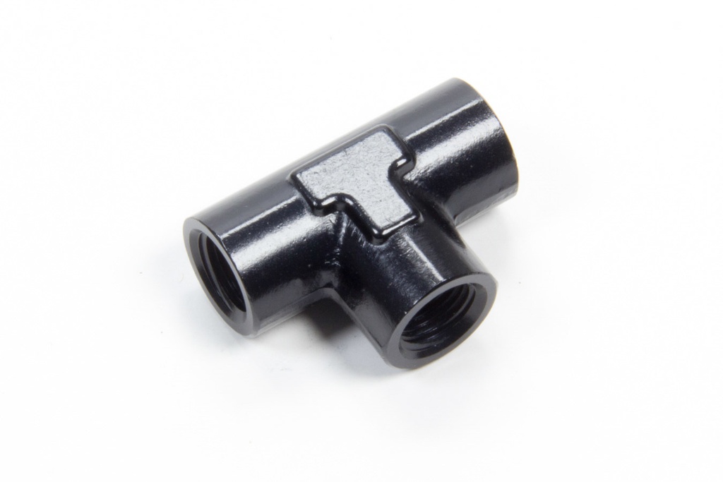 Aeroquip - Alum Female Pipe Tee 1/8in Black
