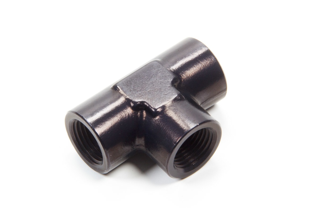 Aeroquip - Alum Female Pipe Tee 3/8in Black