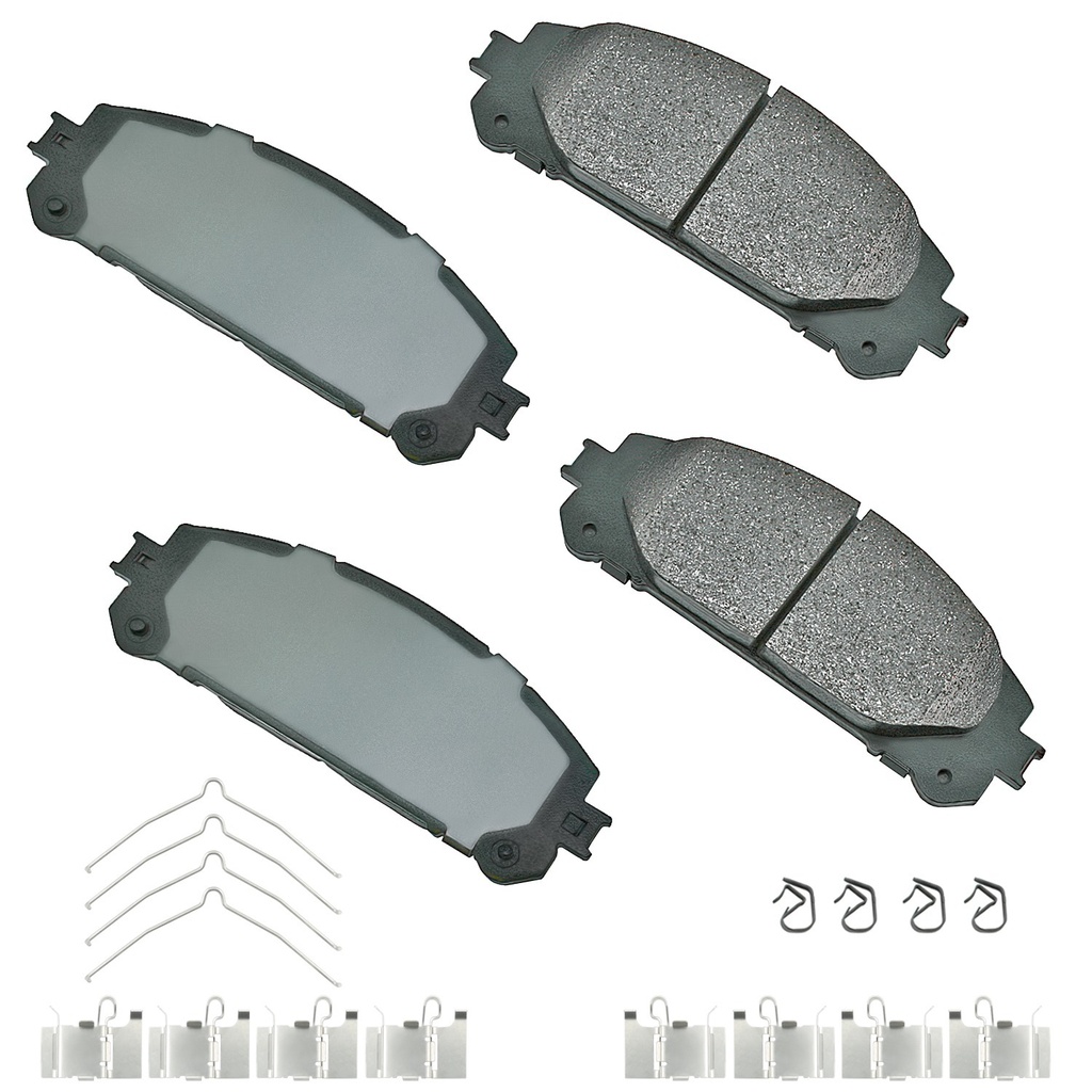 Akebono Brake Corporation - Brake Pad Front Lexus NX200T 15-17 NX300H