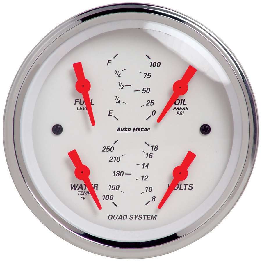 Autometer - 3-3/8In A/W Quad Gauge