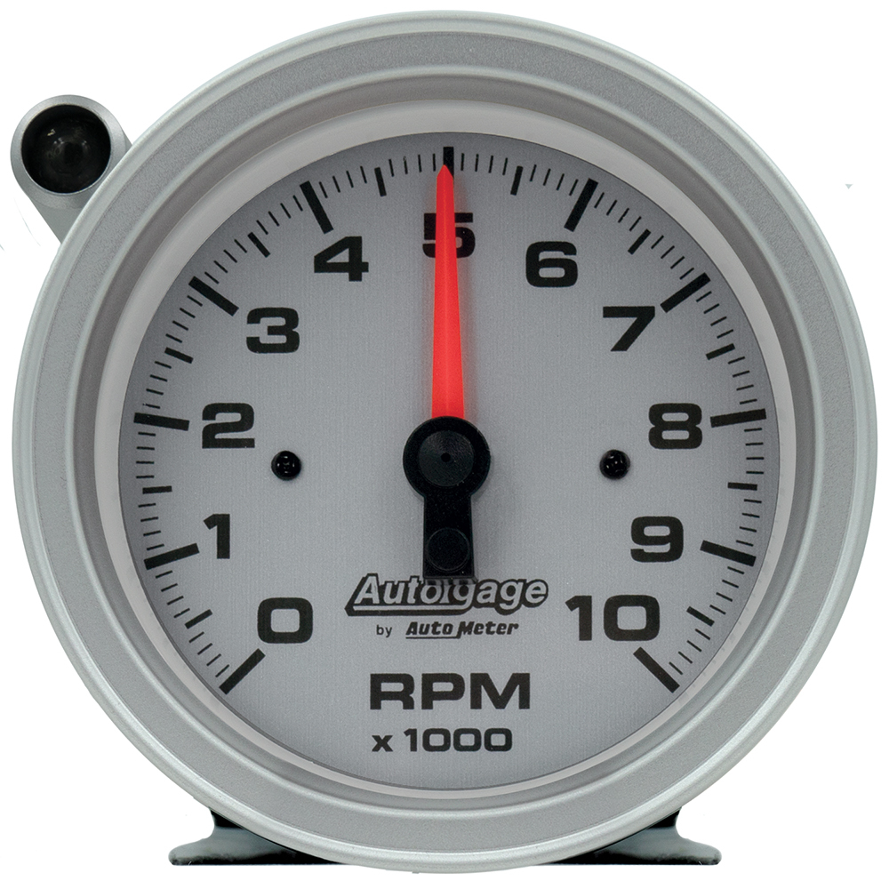 Autometer - 3-3/4in Autogage Tach - 10K Rpm W/Shift Light