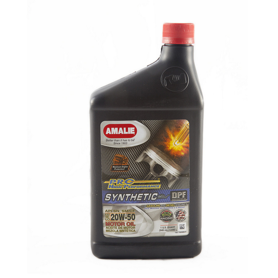 Amalie - Pro HP Syn Blend 20w50 Oil 1Qt