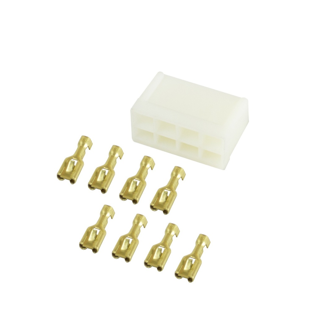 Autometer - 8-Prong Gauge Wiring Terminal Plug - Female