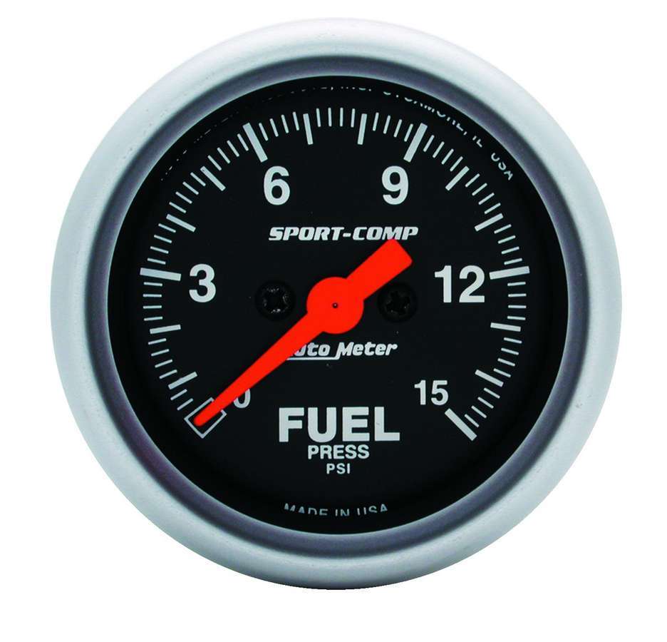 Autometer - Sport Comp 2 1/16in Fuel 0-15 PSI Elec.