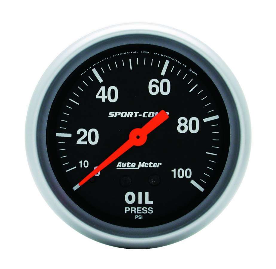 Autometer - 0-100 Oil Pressure Gauge