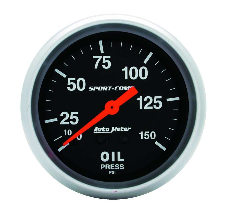 Autometer - Sport Comp 2 5/8in Oil 0-150 Psi Mech.