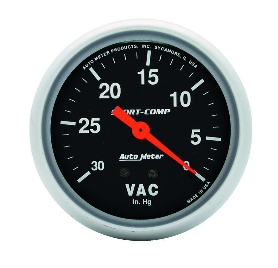 Autometer - Vacuum 30 In.hg.