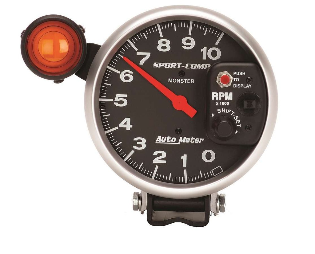 Autometer - 5in Sport Comp Monster Tach W/Shift Light