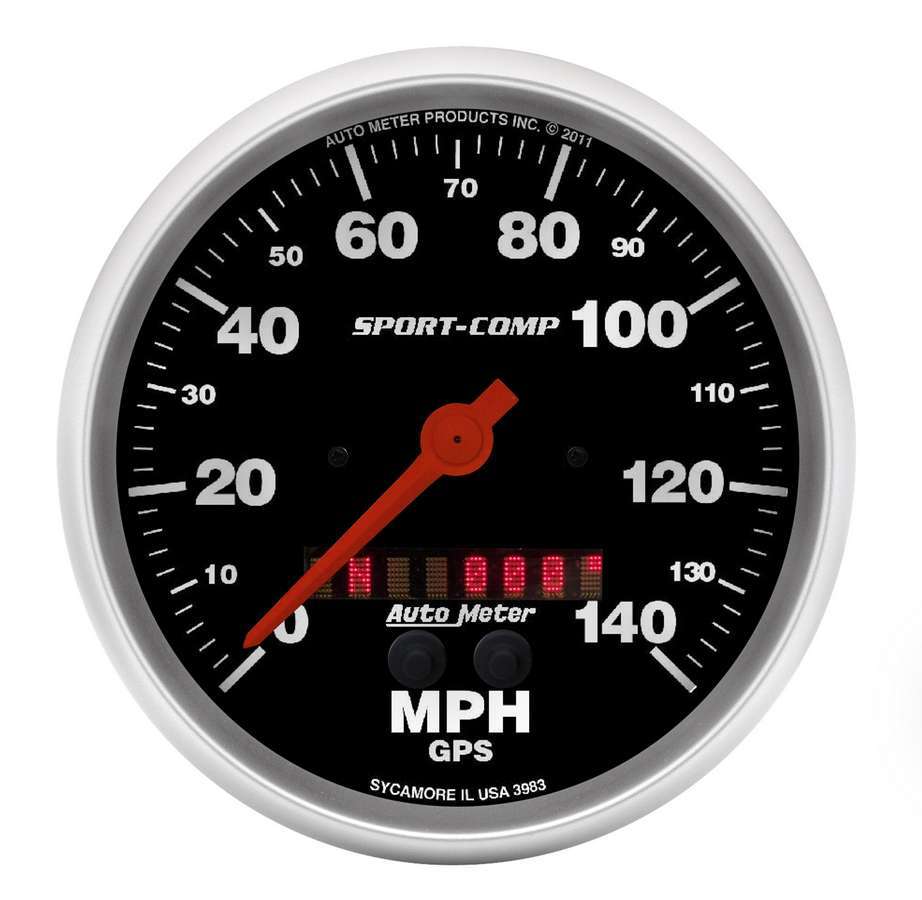 Autometer - 5in S/C GPS Speedo w/Rally-Nav Display