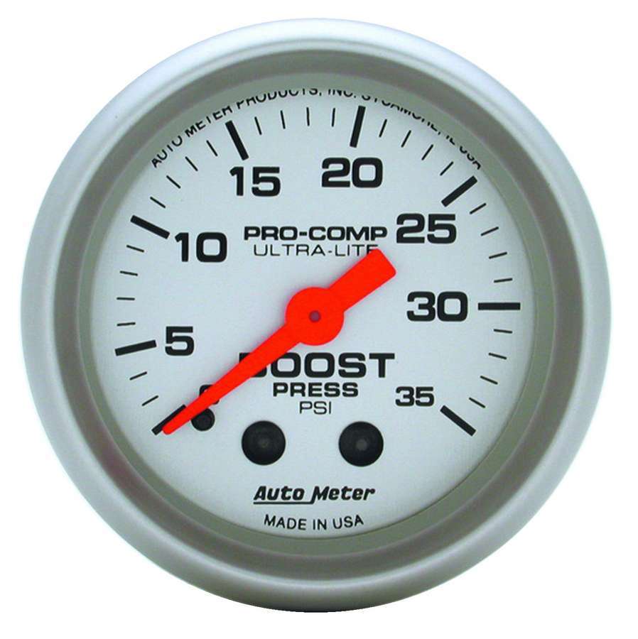 Autometer - 2-1/16in Ultra-Lite 0-35 Boost Gauge