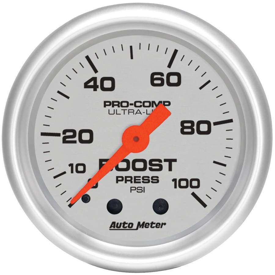 Autometer - 2-1/16in U/L Boost Gauge 0-100psi