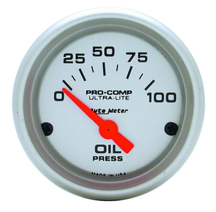 Autometer - 2-1/16in U/L Oil Pressure Gauge 0-100psi