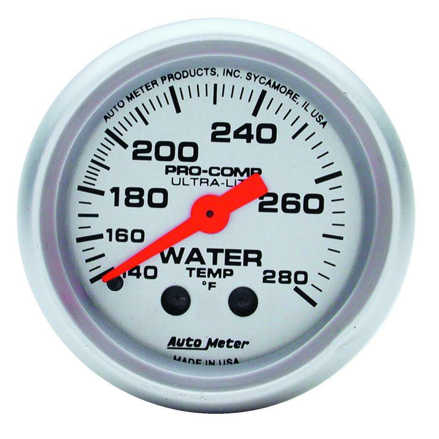 Autometer - 2-1/16in U/L Water Temp Gauge 140-280