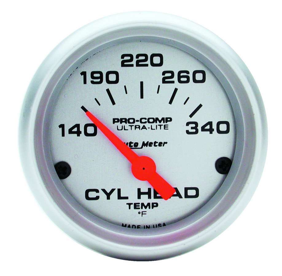 Autometer - 2-1/16in U/L Cyl. Head Temp Gauge - 140-340